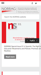 Mobile Screenshot of norrag.org